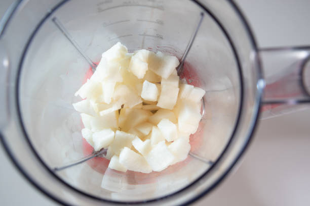 istock Pears in the food processor view from above 1567130773