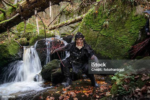 Foto de Angry Forest Demon e mais fotos de stock de Baixa Áustria - Baixa Áustria, Demônio - Personagem fictício, Diabo