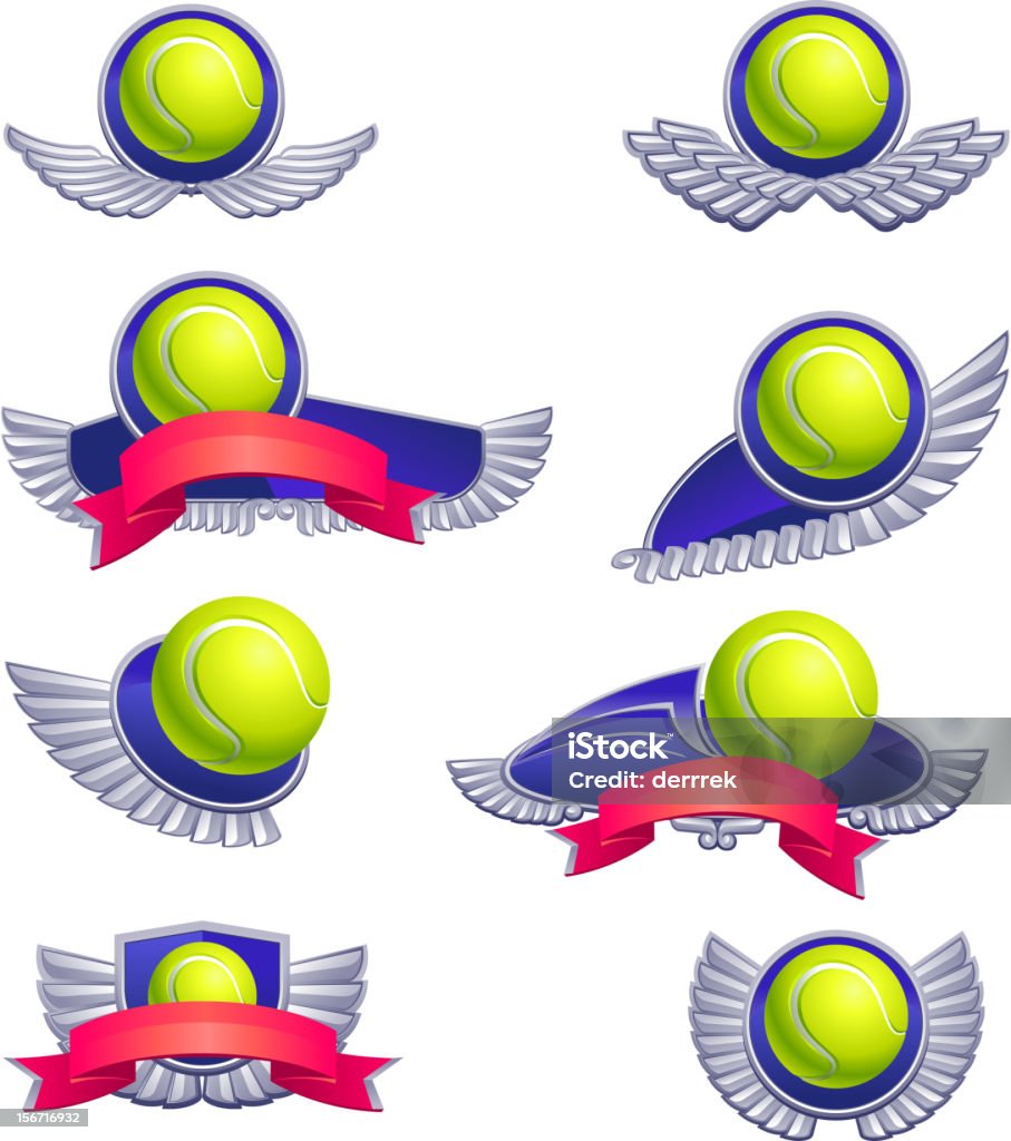 Теннис знак - Векторная графика Атлет роялти-фри