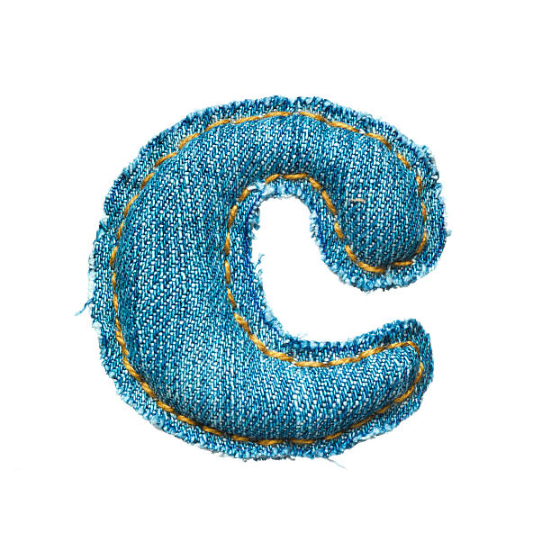 istock Handmade lowercase letter of jeans alphabet 156716975