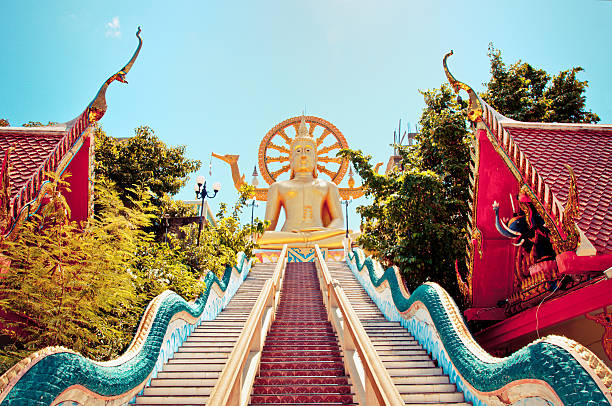 istock Big buddha statue in Koh Samui, Thailand 156717756