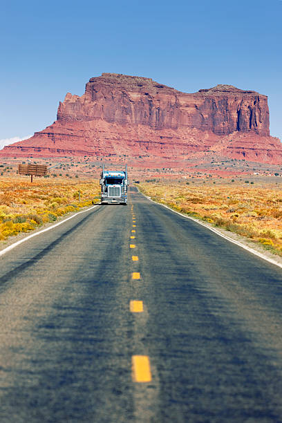 istock truck on Road 156717797