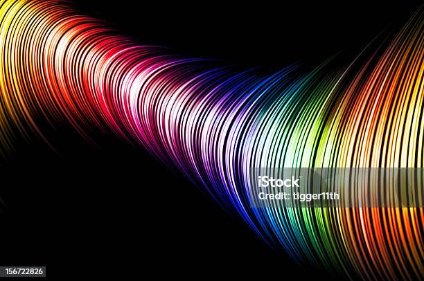 Astratto Sfondo Colorato Linee Per - Fotografie stock e altre immagini di Arcobaleno - Arcobaleno, Arte, Arti e mestieri