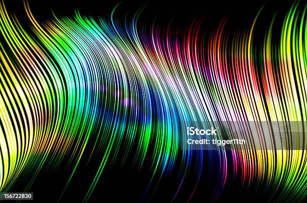 Lignes Colorées Fond Pour Vecteurs libres de droits et plus d'images vectorielles de Abstrait - Abstrait, Arc en ciel, Art