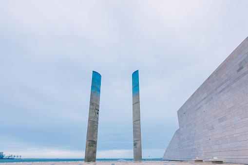 Monument to the Fighters Overseas known as Monumento Nacional aos Combatentes do Ultramar in Lisbon .