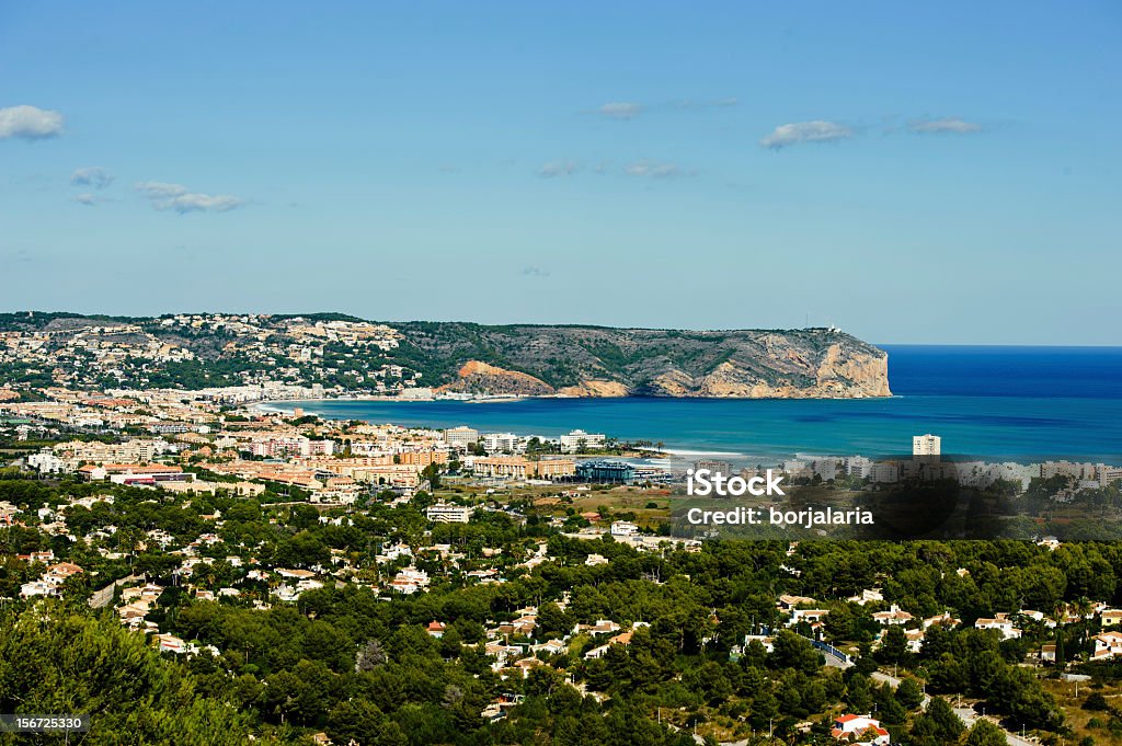 Vista da costa em Javea - Royalty-free Alicante Foto de stock
