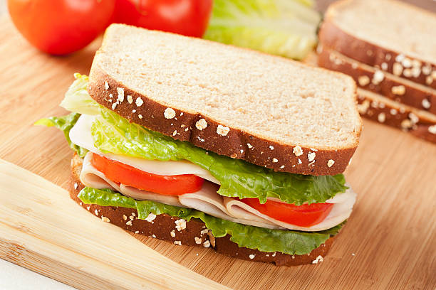 istock Fresh Homemade Turkey Sandwich 156727751