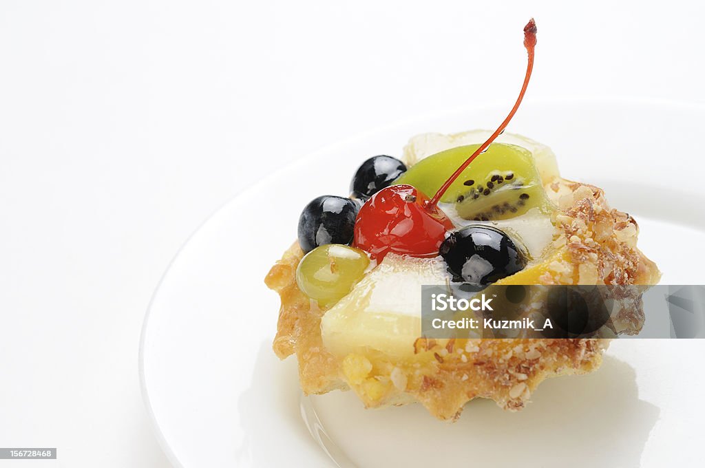 Obst-Kuchen - Lizenzfrei Backen Stock-Foto