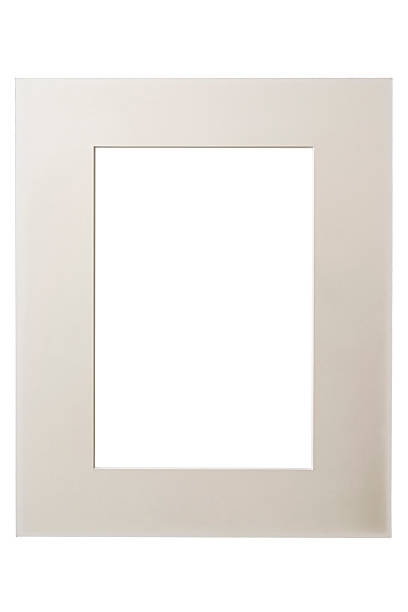 istock Isolated shot of grunge paper frame on white background 156728519