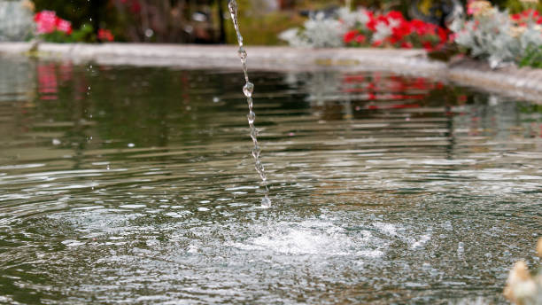 istock Running water in the fontains basin 1567299636