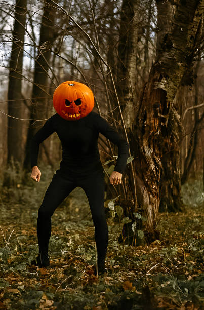 istock halloween pumpkin in the forest 1567300734
