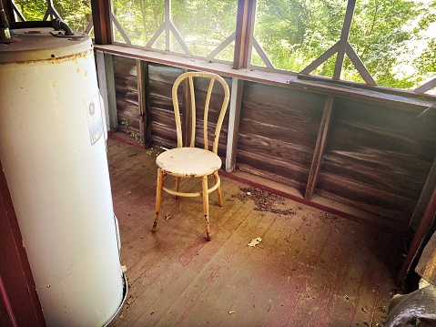 Back Porch With Chair