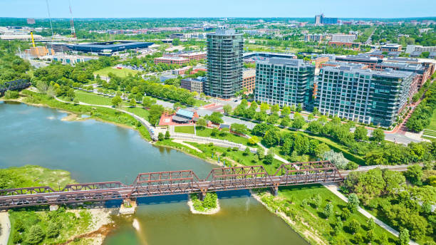 istock Aerial train bridge over river near downtown Columbus Ohio 1567322973