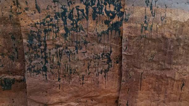 istock The surface of rust on zinc.It empty background and texture 1567340631
