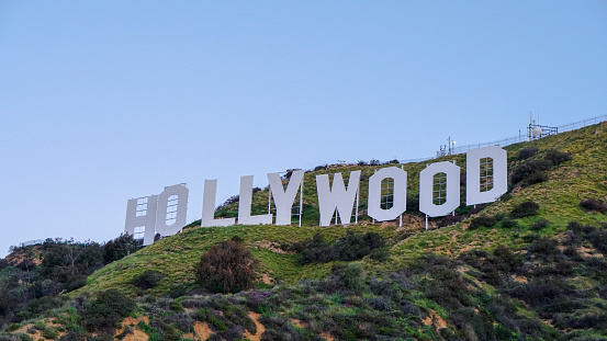 HOLLYWOOD, CALIFORNIA - SEPTEMBER 24, 2021: Hollywood Sign