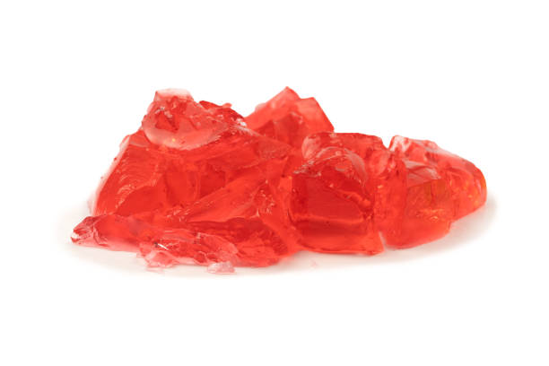 istock Sweet fruit jelly dessert isolated on a white background. 1567470177