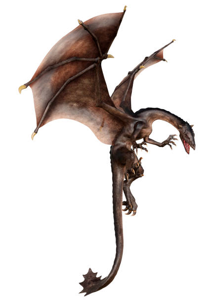 istock 3D Rendering Fairy Tale Dragon on White 1567471354