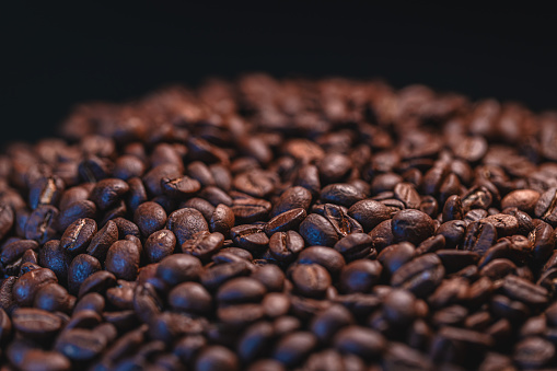 Roasting Coffee Beans Macrophotography Low Key