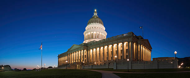 istock Capitol Building dusk panorama Salt Lake City Utah 156751921