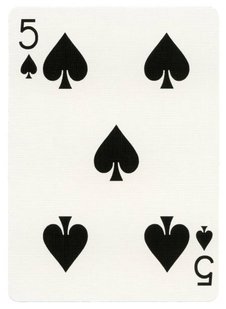 istock Playing Card - Five of Spades 156753926