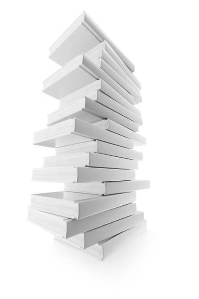 istock A stack of white books folded in a random pile on a white background. Mockup stack of books. The concept of learning. Return to school. A stack of notepads. 3d render. 1567541502