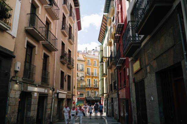 istock Street in Pamplona, Spain 1567589453
