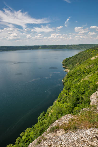 istock Bakota bay reservoir on Dnister river, Ukraine. 1567597507