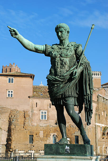 cesare augustus - augustus caesar foto e immagini stock