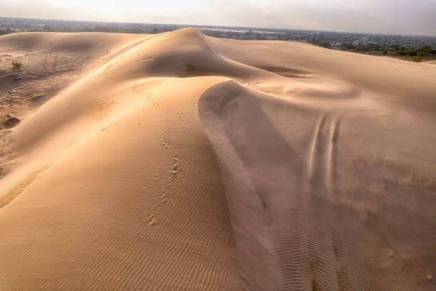Nam Cuong sand dunes in Phan Rang Province in south of Vietnam. Nam Cuong sand dunes in Phan Rang Province in south of Vietnam. phan rang stock pictures, royalty-free photos & images