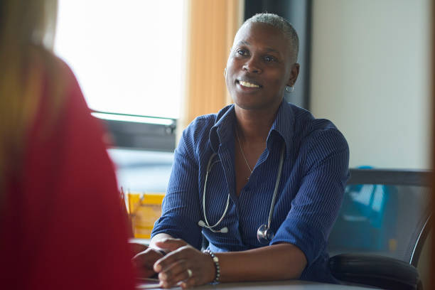 istock female doctor in consultation 1567636730