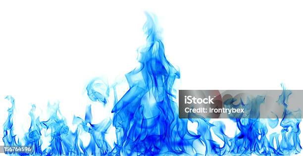 Blue Fire Flames Stock Photo - Download Image Now - Blue, Flame, Fire - Natural Phenomenon