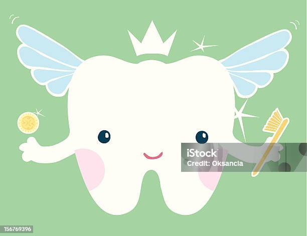 Tooth Fairy Stock Illustration - Download Image Now - Tooth Fairy - Fictional Character, Green Color, Abstract