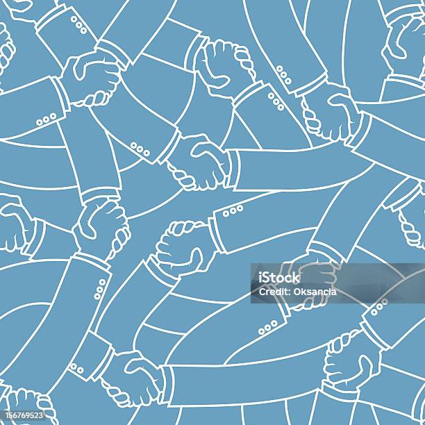 Business Handshake Seamless Pattern Stock Illustration - Download Image Now - Partnership - Teamwork, Adult, Agreement