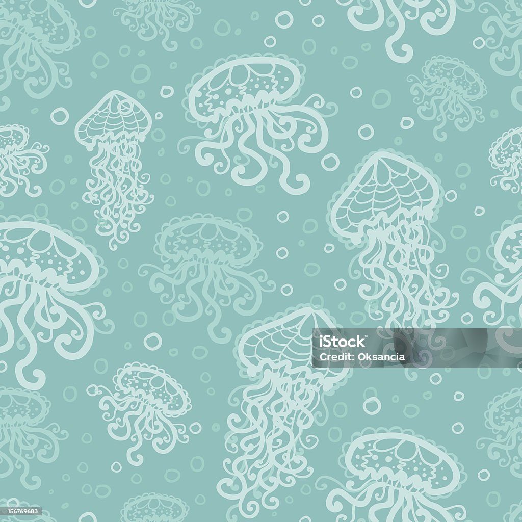 Medusa patrón sin costuras - arte vectorial de Abstracto libre de derechos