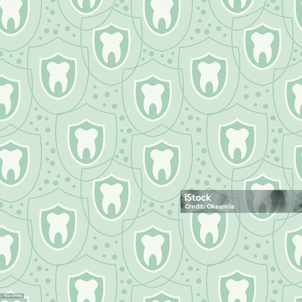 歯のシームレスなパターン保護 - まぶしいのロイヤリティフリーベクトルアート