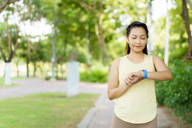 istock Asian woman doing an outdoor exercise. 1567706621