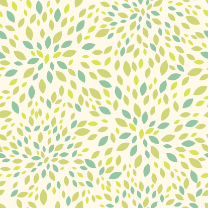 Vector  seamless pattern background texture with  many green leaves.