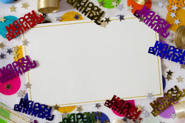 istock Birthday card with stars 1567714513