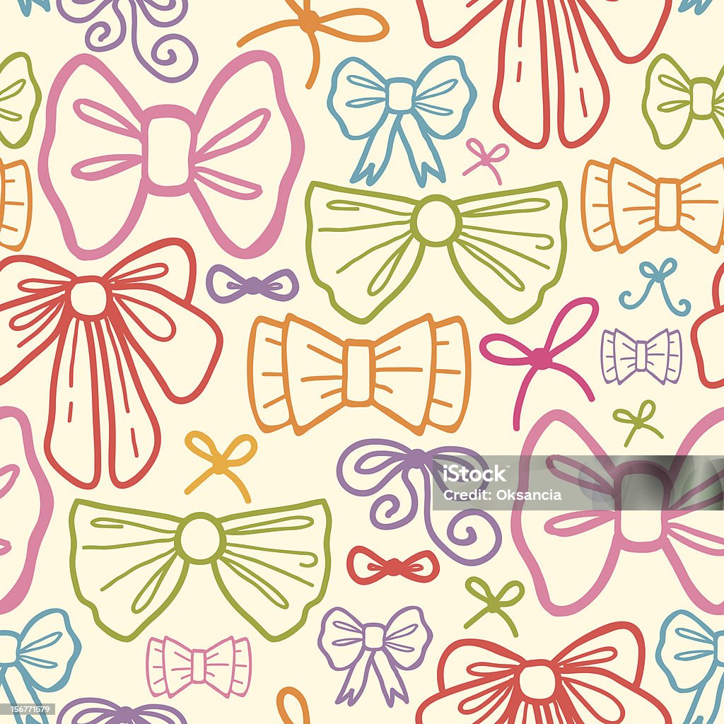 Noeuds coloré motif sans couture. - clipart vectoriel de Abstrait libre de droits