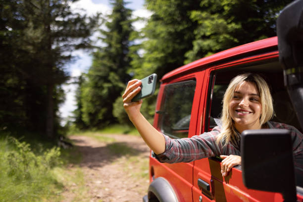 istock Taking a selfie in a jeep! 1567822225