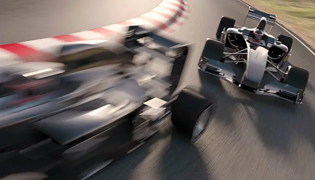 Photo of open-wheel single-seater racing car Racing