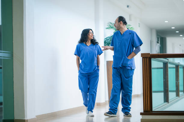istock Medical staff taking a break 1567848147