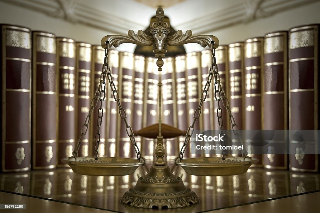 Decorativa Balança da Justiça - Foto de stock de Autoridade royalty-free