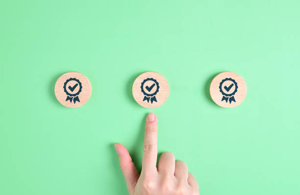 istock Guarantee concept Certification and Manufacturing iso standards audit checklist. High quality photo 1567955833