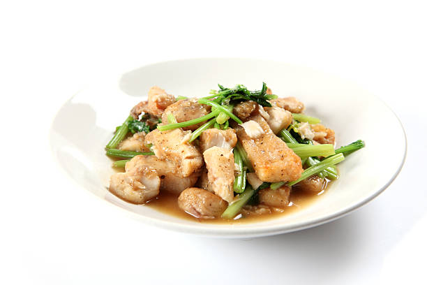 Thai fish dish stock photo