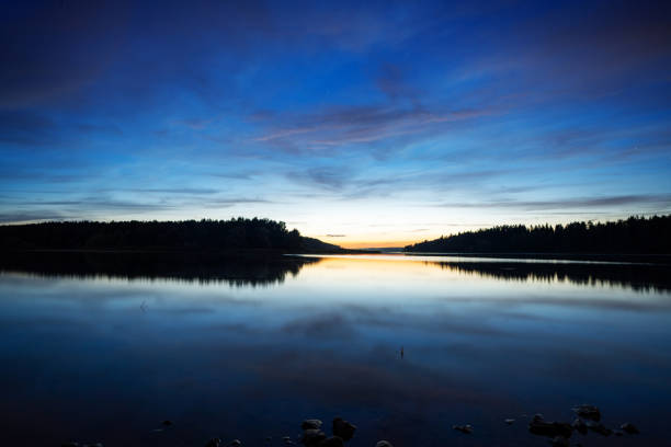 istock Sunset at the reservoir 1568009296