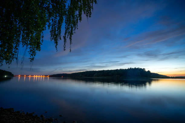 Sunset at the reservoir