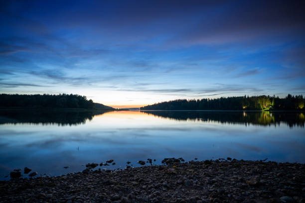 Sunset at the reservoir
