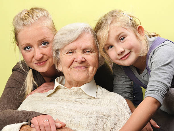 istock Three women. Happy and smiling family. 156802415