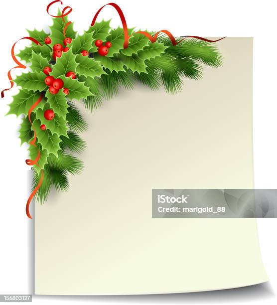 Papel De Presente De Natal - Arte vetorial de stock e mais imagens de Abeto - Abeto, Abstrato, Arco - Arco e flecha